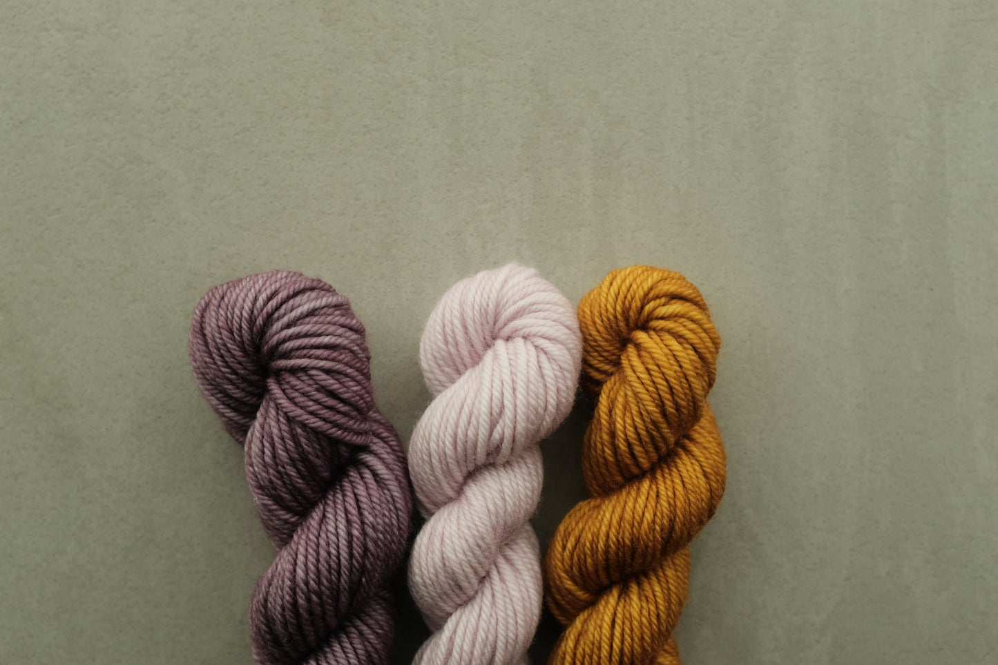 RWS Merino Wool 20g 3かせセット - Periwinkle, Marigold...