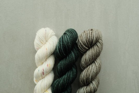 RWS Merino Wool 20g 3かせセット - Seal Gray, Confetti Cake...