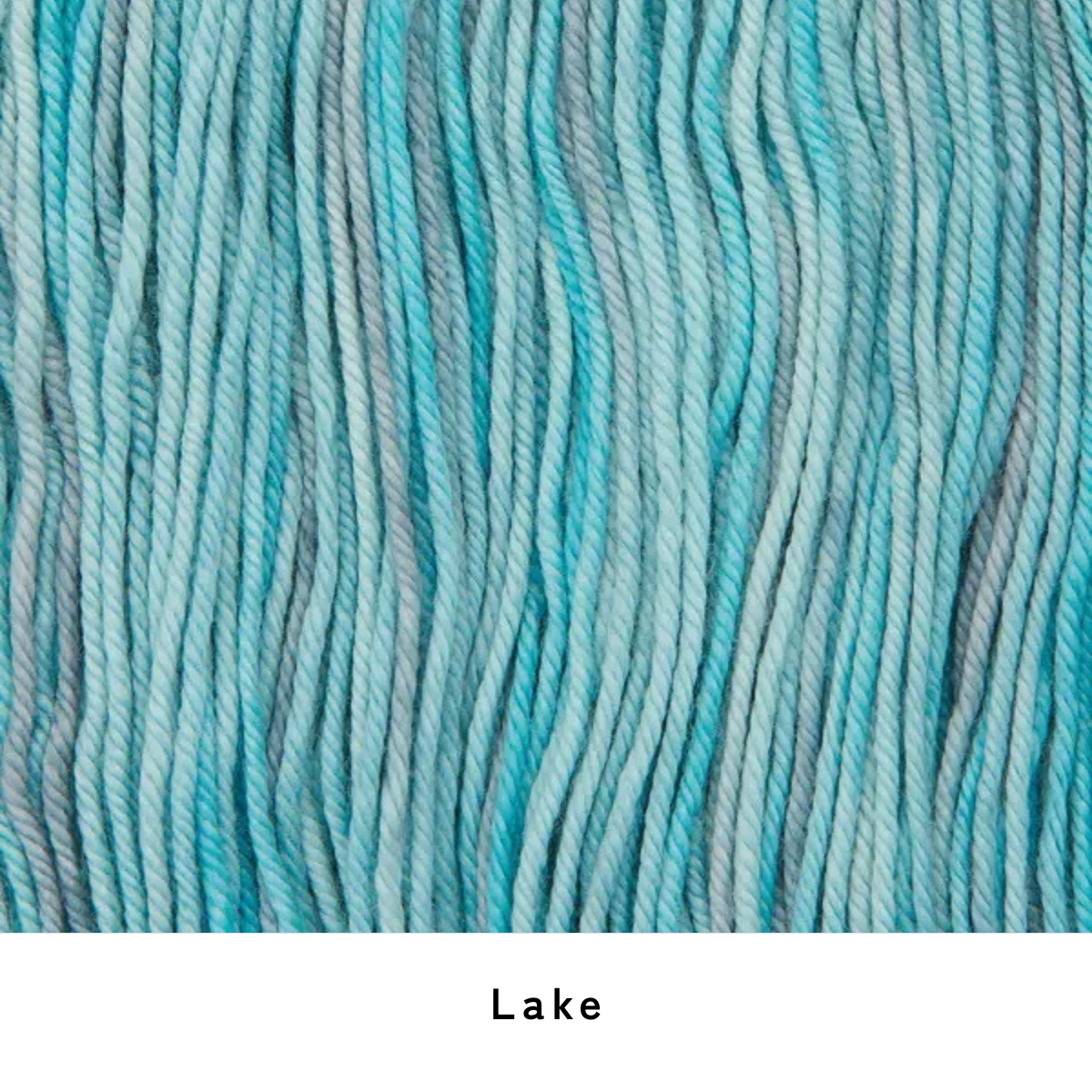 Sunny Poncho 糸セット - Licorice x Lake