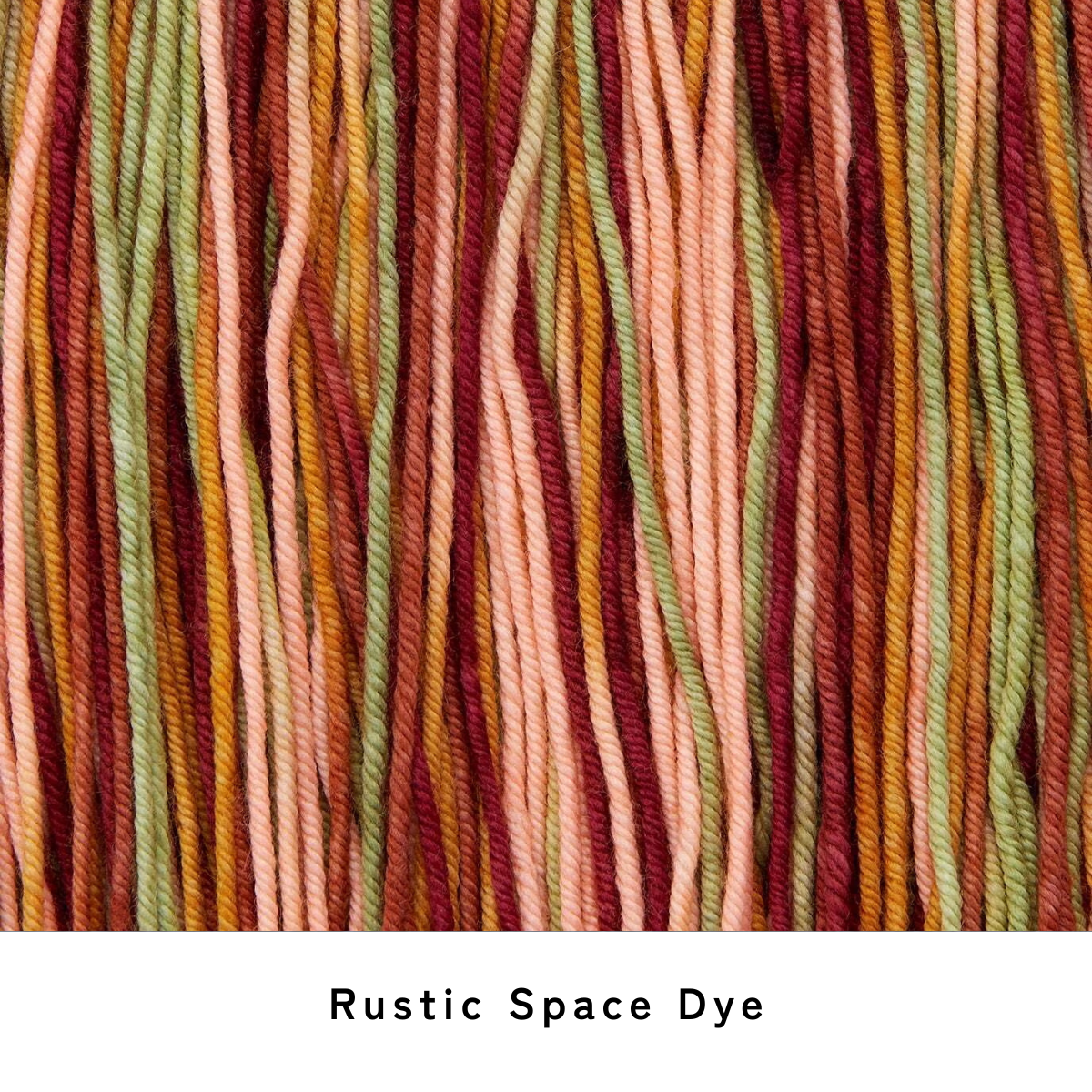 Sunny Poncho 糸セット - Laurel x Rustic Space Dye