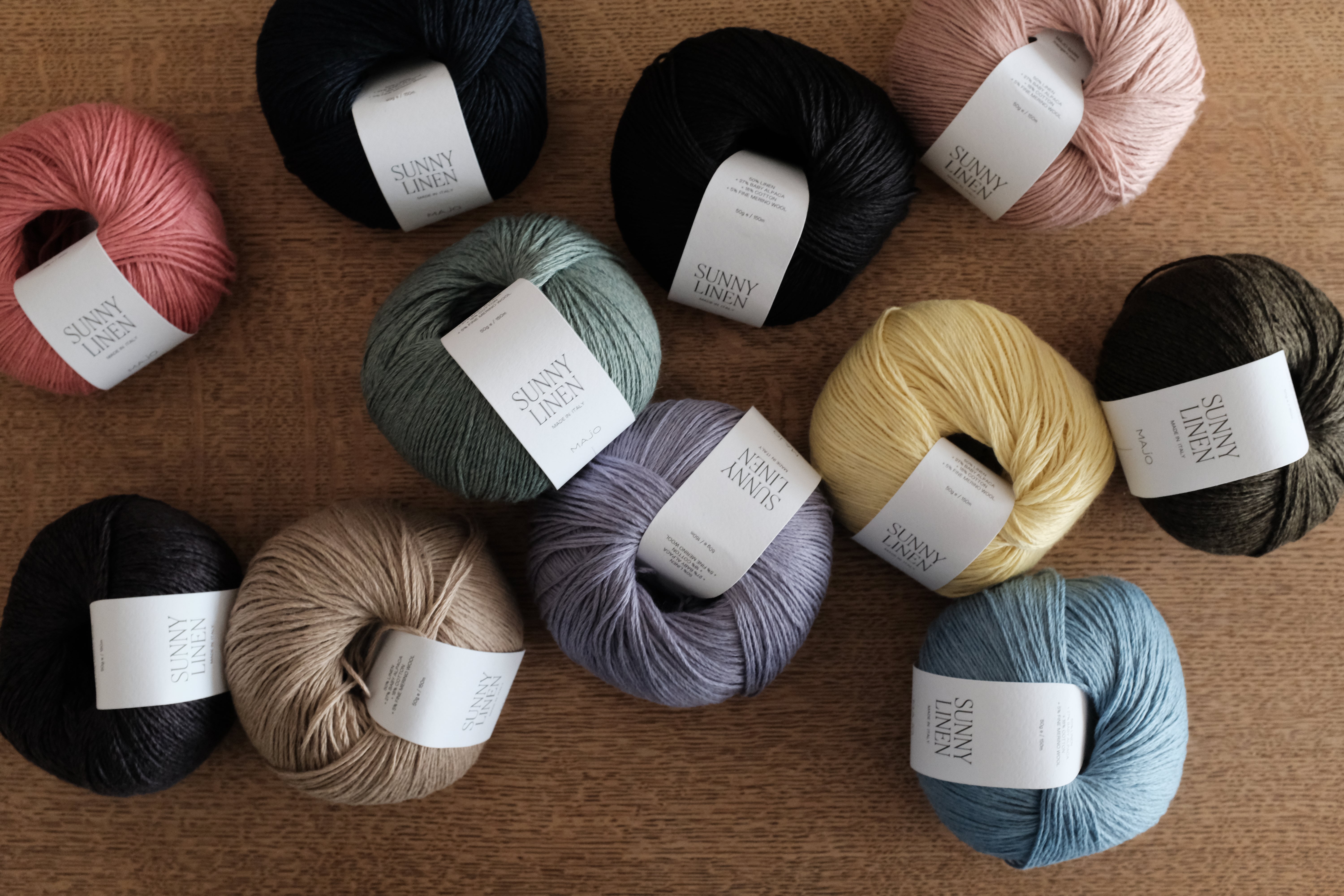 r*u様 【新品】CTHY SUMMER KNIT by Merino Wool 糸セット Sunny Linen で編む Acorde Cardi by Yety Knits – NINEMOUNTAINS
