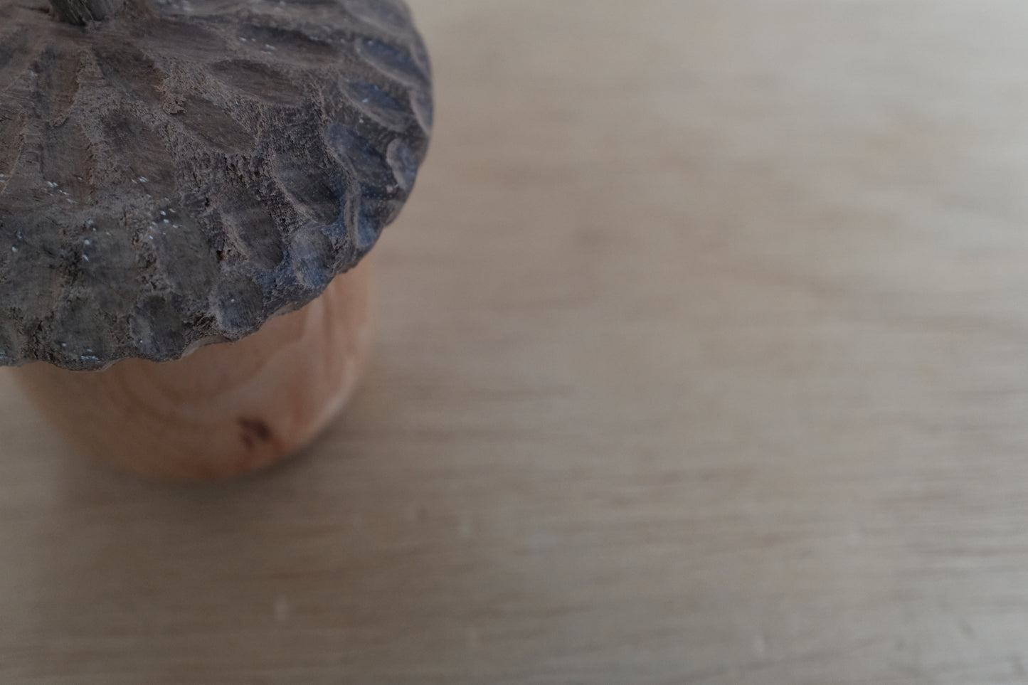 Stitch Marker Holding Acorn
