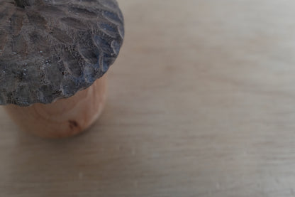 Stitch Marker Holding Acorn