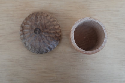 Stitch Marker Holding Acorn