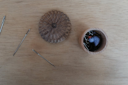 Stitch Marker Holding Acorn