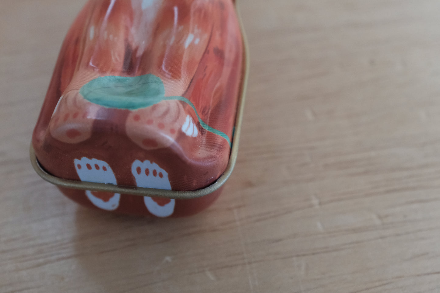 Orange Cat Tin - Stitch Markers