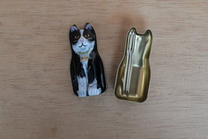 Black Cat Tin - Tapestry Needles