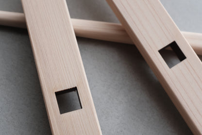 Turkish spindle made with Tokyo-grown Japanese cypress