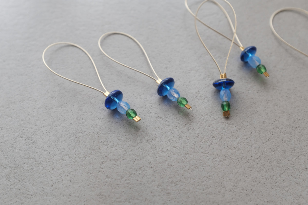 Stitch Marker  - All blue doughnut