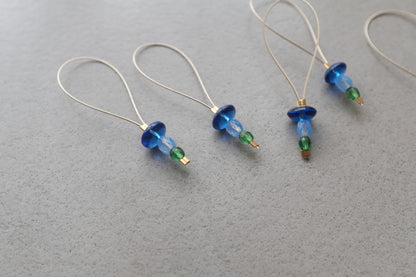 Stitch Marker  - All blue doughnut