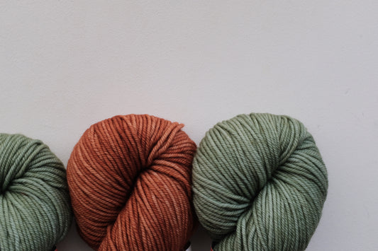 Sunny Poncho 糸セット - Jadeite x Terra