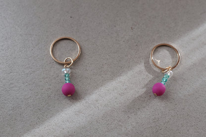 Stitch Marker  - Purple balls