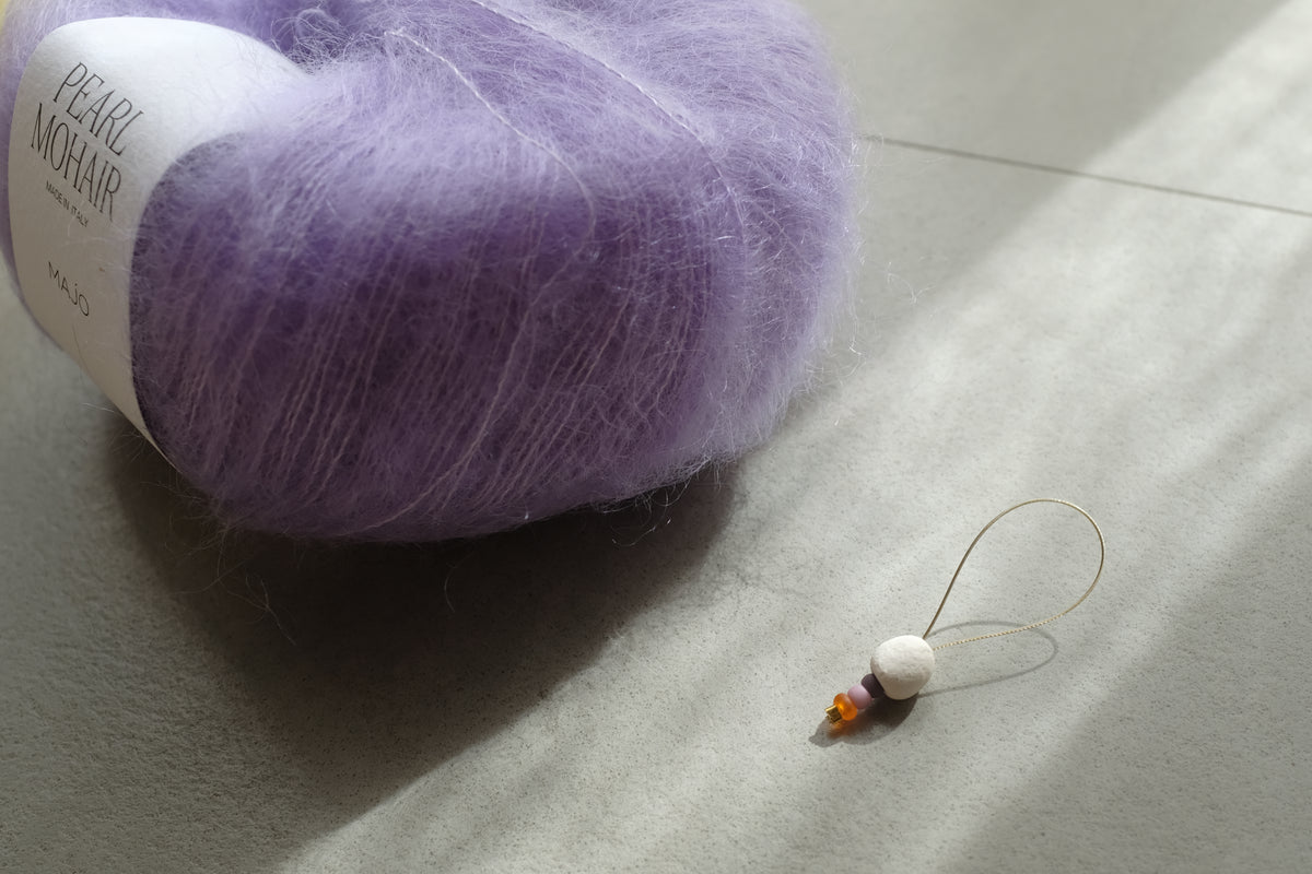[受注販売] 糸セット Pearl Mohair で編む Foggy Mountain Blouse by Kukiko Inoue