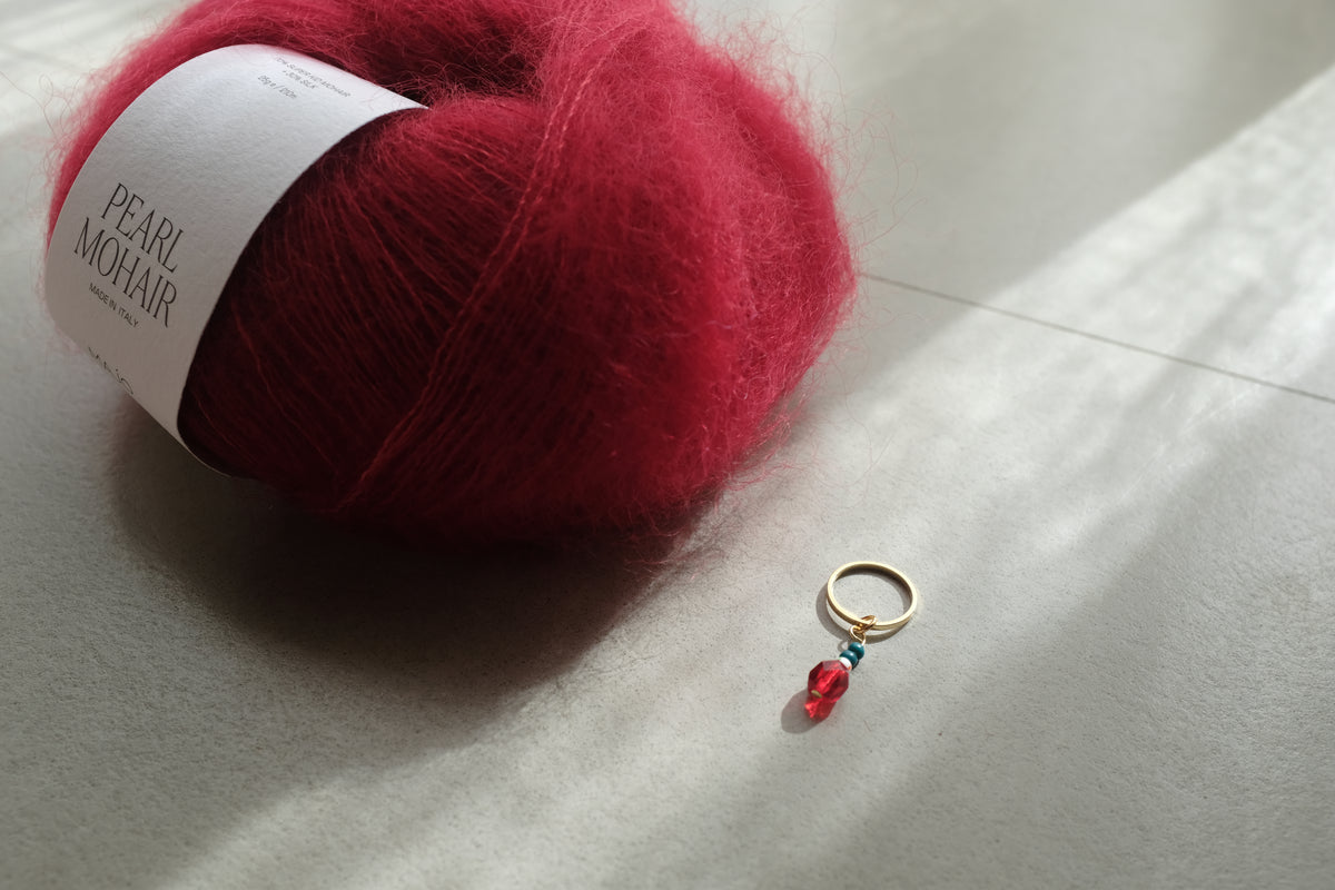 [受注販売] 糸セット Pearl Mohair で編む Foggy Mountain Blouse by Kukiko Inoue
