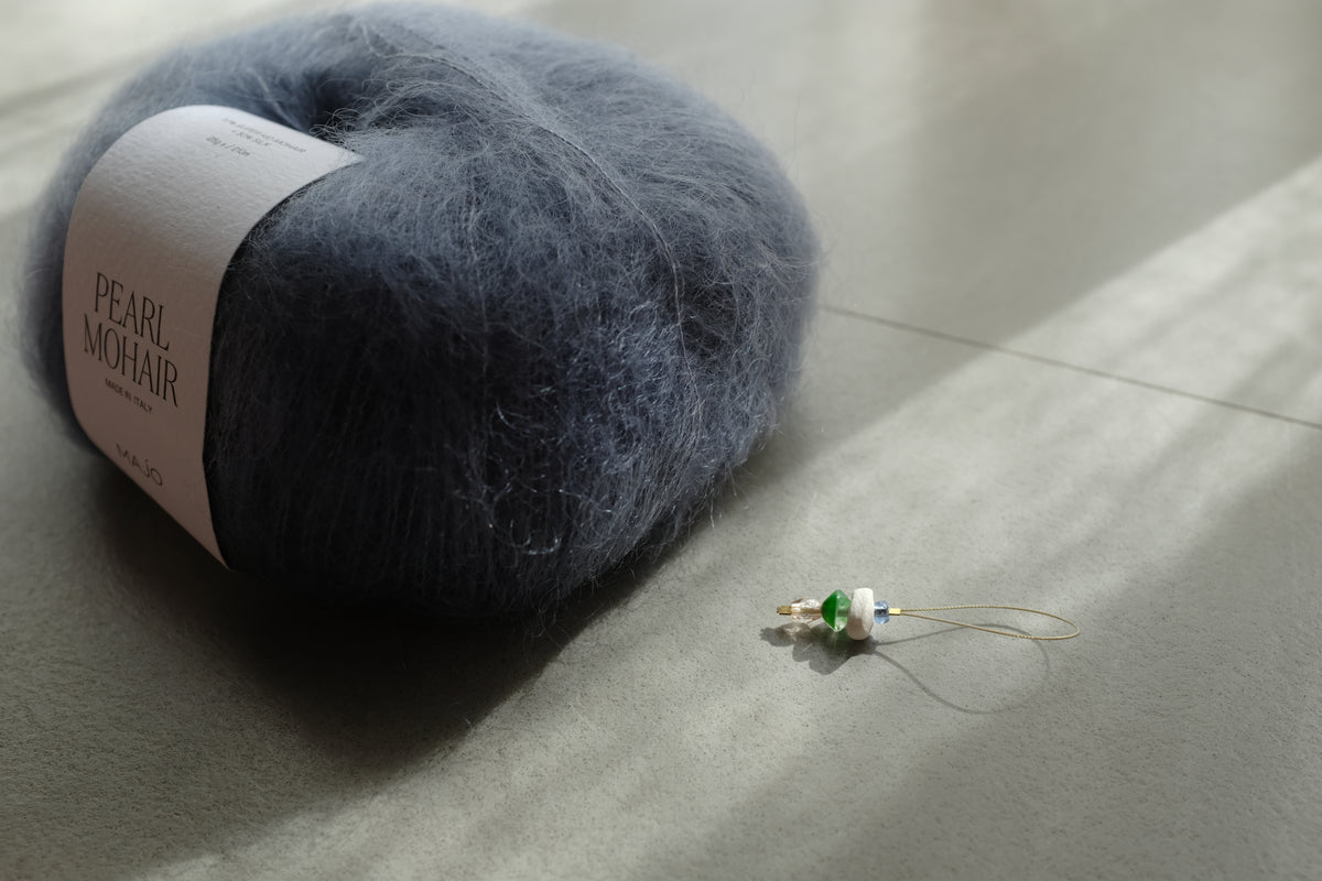 [受注販売] 糸セット Pearl Mohair で編む Foggy Mountain Blouse by Kukiko Inoue