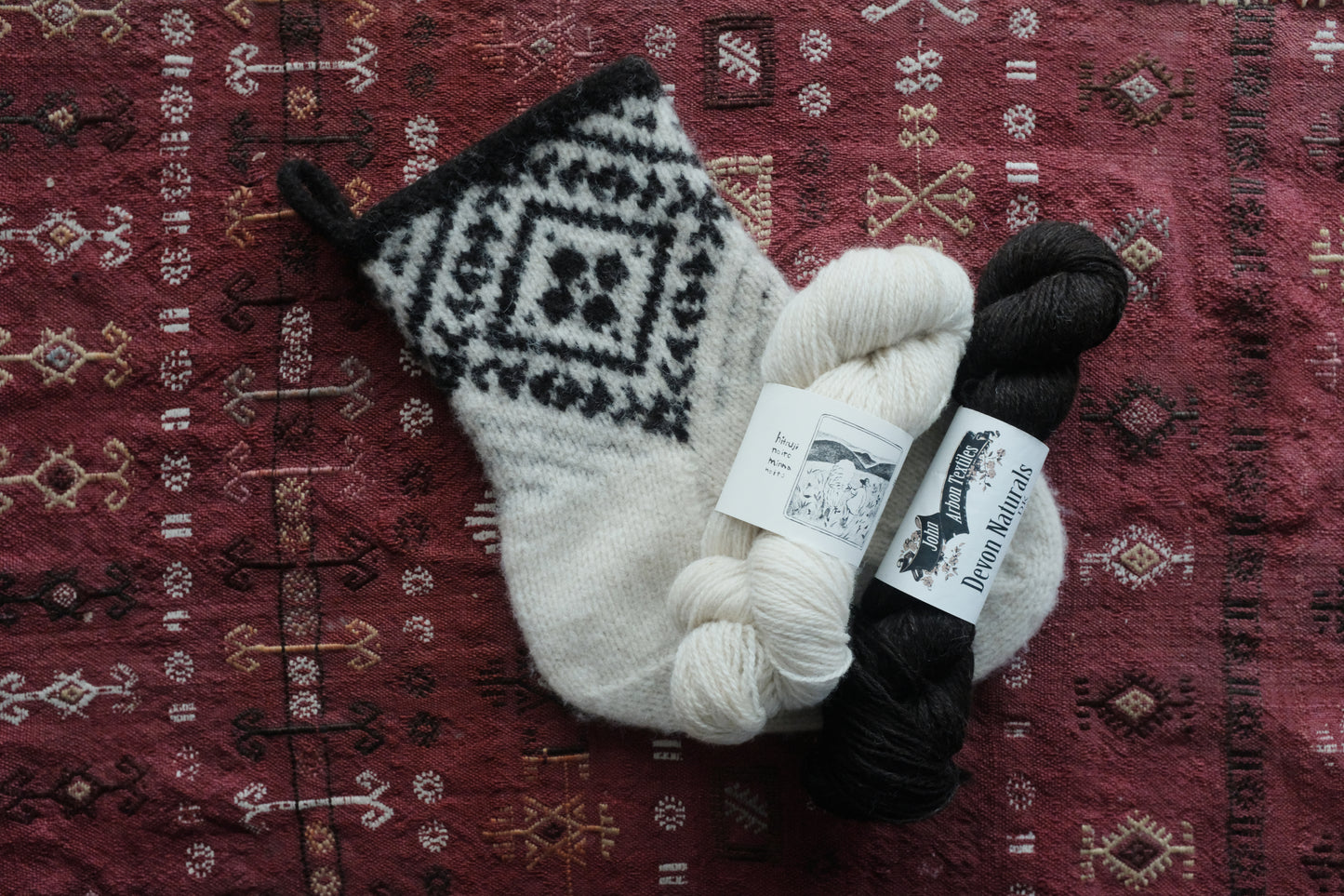 羊ノ糸で編む Finn Christmas Stocking