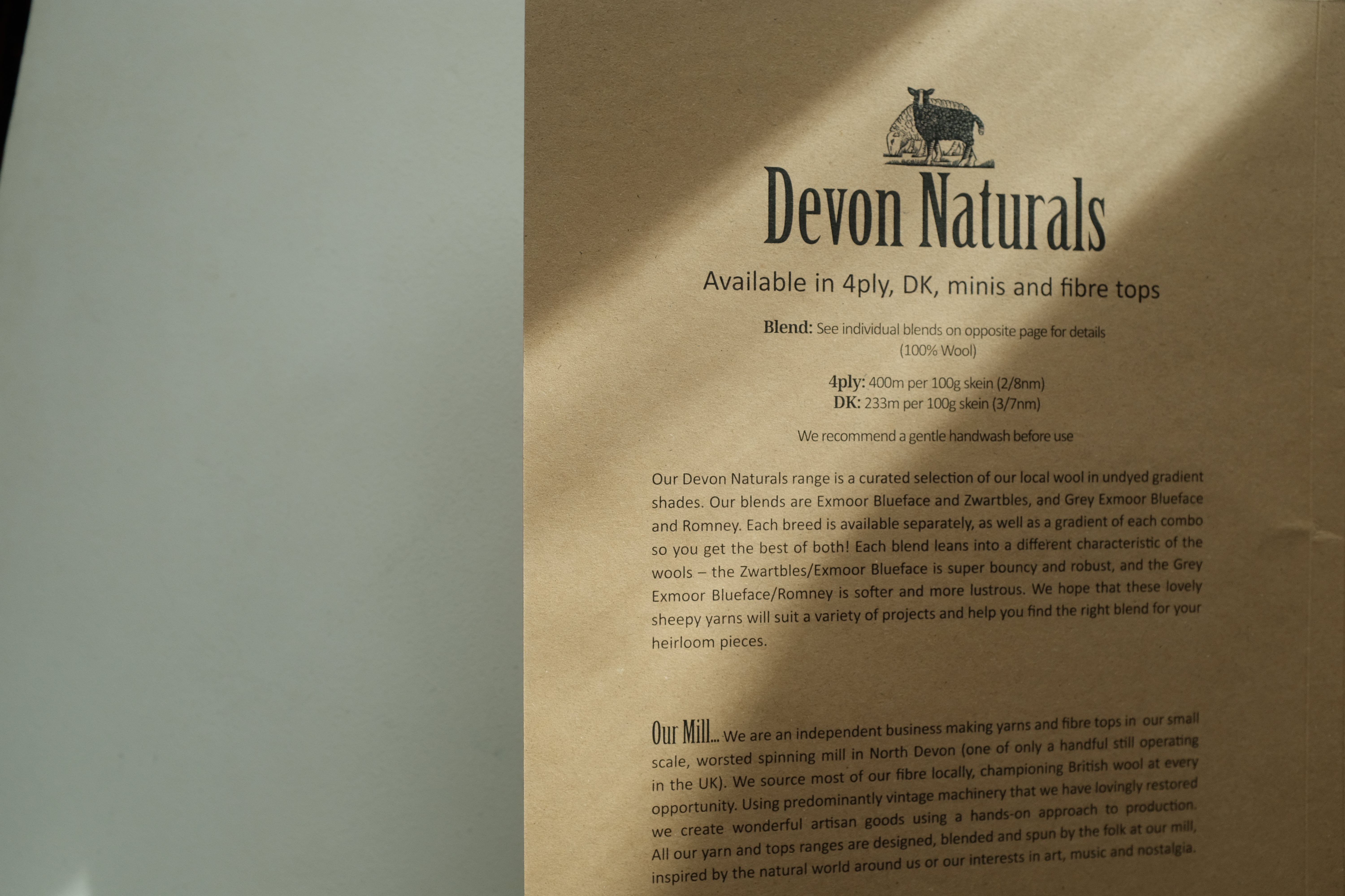 Devon Naturals Fibre Tops 100g – NINEMOUNTAINS
