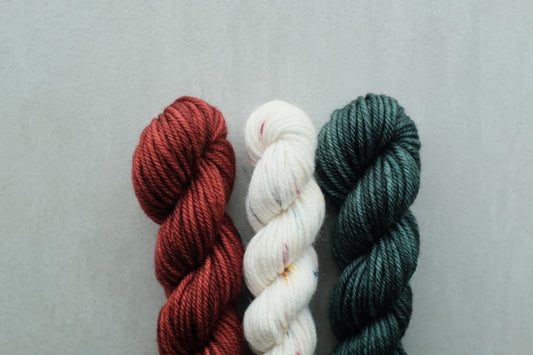 RWS Merino Wool 20g 3かせセット - Laurel, Brick...