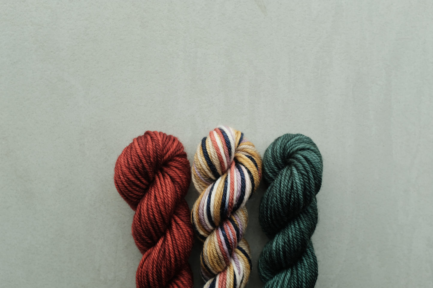 RWS Merino Wool 20g 3かせセット - Laurel, Brick...