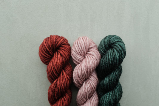 RWS Merino Wool 20g 3かせセット - Laurel, Brick...