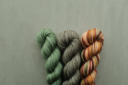 RWS Merino Wool 20g 3かせセット - Jadeite, Rustic Space Dye...