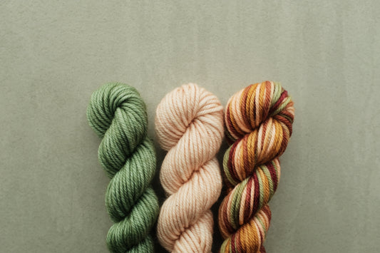 RWS Merino Wool 20g 3かせセット - Jadeite, Rustic Space Dye...