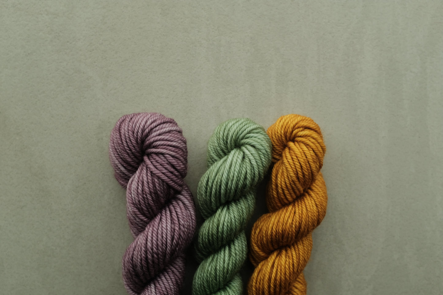 RWS Merino Wool 20g 3かせセット - Periwinkle, Marigold...