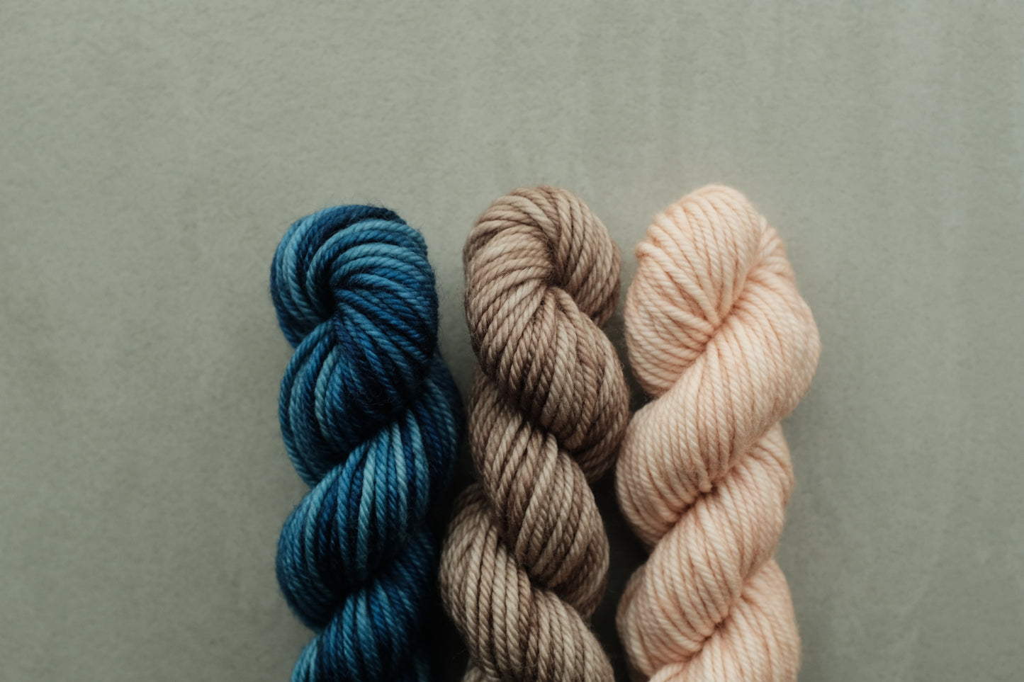 RWS Merino Wool 20g 3かせセット - Ocean Space Dye, Faded Rose...