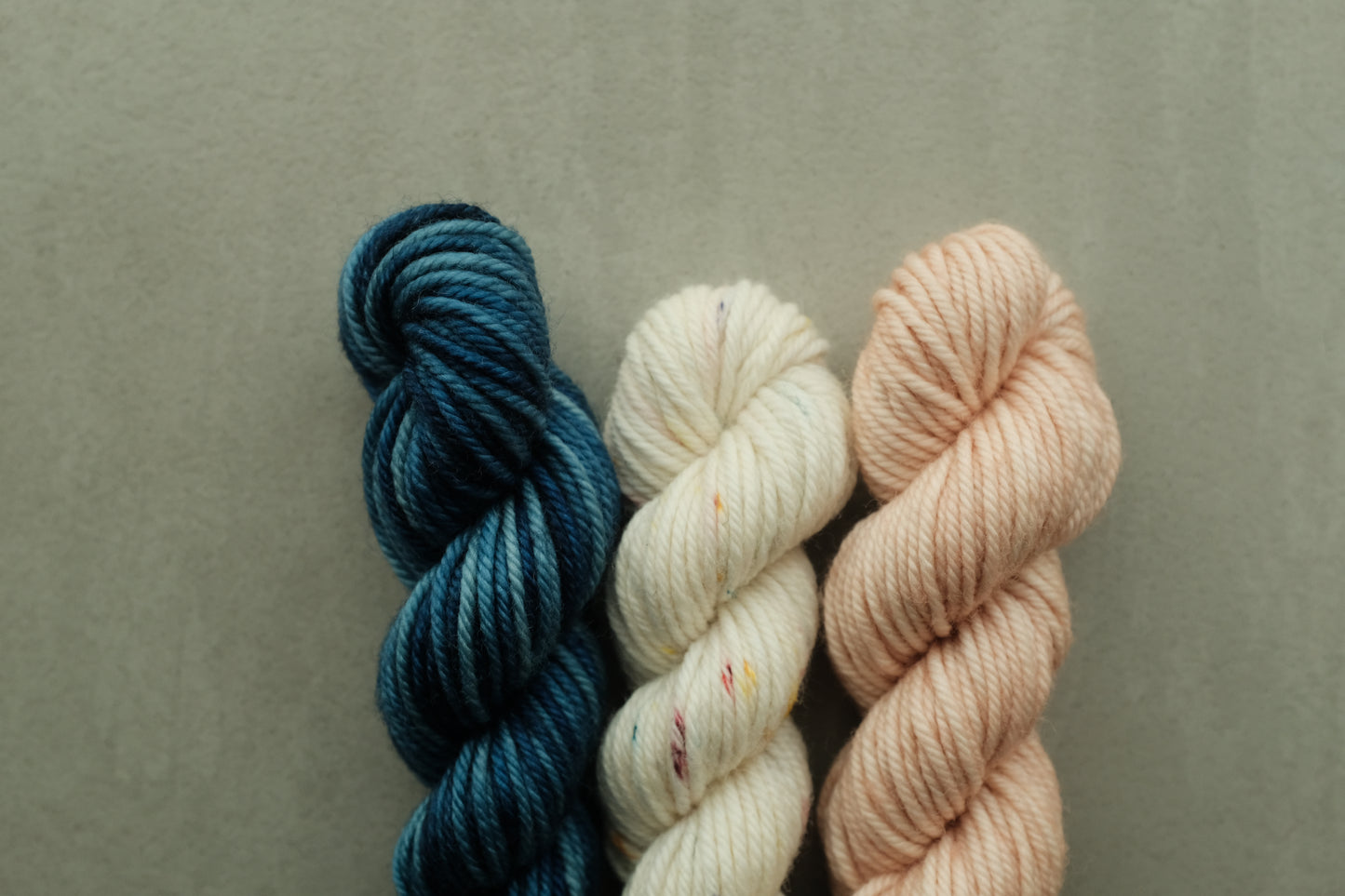 RWS Merino Wool 20g 3かせセット - Ocean Space Dye, Faded Rose...