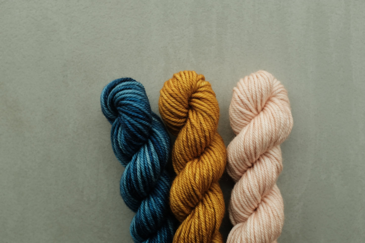 RWS Merino Wool 20g 3かせセット - Ocean Space Dye, Faded Rose...