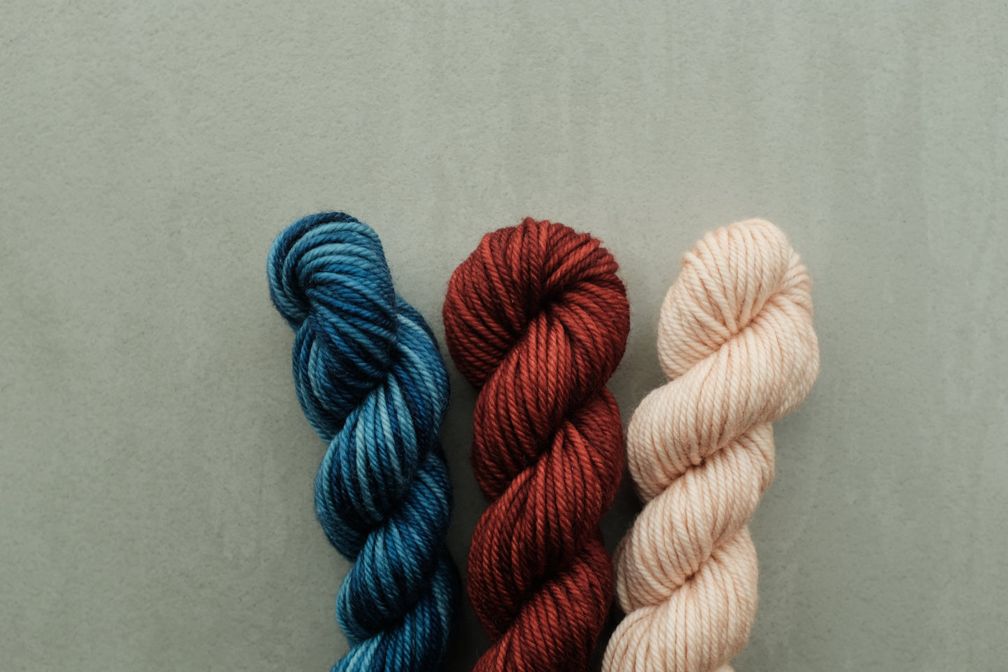 RWS Merino Wool 20g 3かせセット - Ocean Space Dye, Faded Rose...