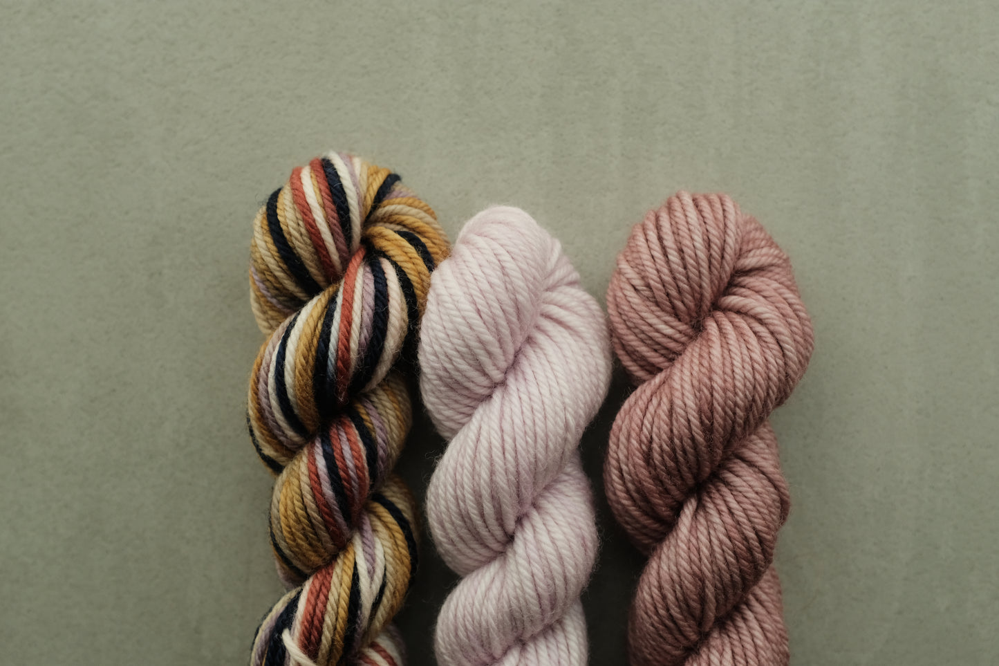 RWS Merino Wool 20g 3かせセット - Antique Rose, Solstice Space Dye...
