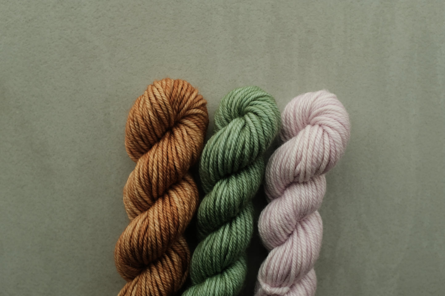 RWS Merino Wool 20g 3かせセット - Lilac, Rose Gold...