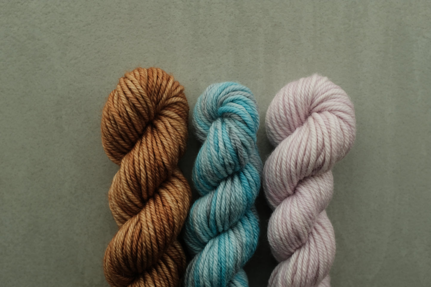RWS Merino Wool 20g 3かせセット - Lilac, Rose Gold...