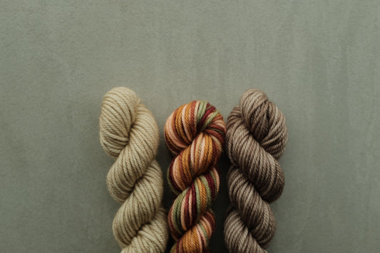 RWS Merino Wool 20g 3かせセット - Brut, Alabaster...