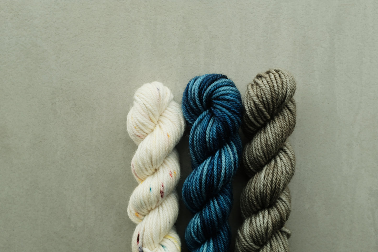 RWS Merino Wool 20g 3かせセット - Seal Gray, Confetti Cake...