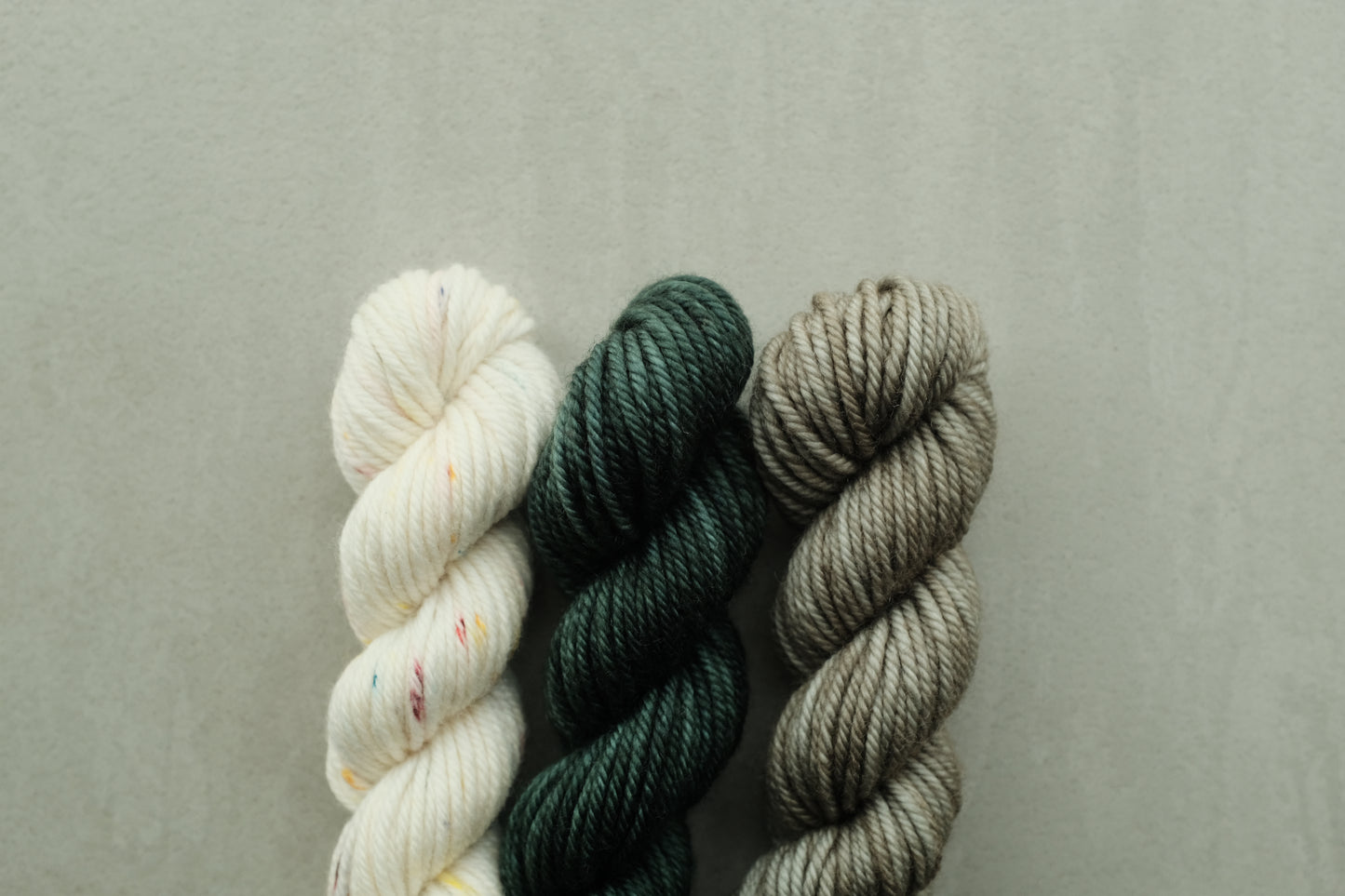 RWS Merino Wool 20g 3かせセット - Seal Gray, Confetti Cake...