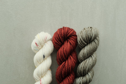 RWS Merino Wool 20g 3かせセット - Seal Gray, Confetti Cake...
