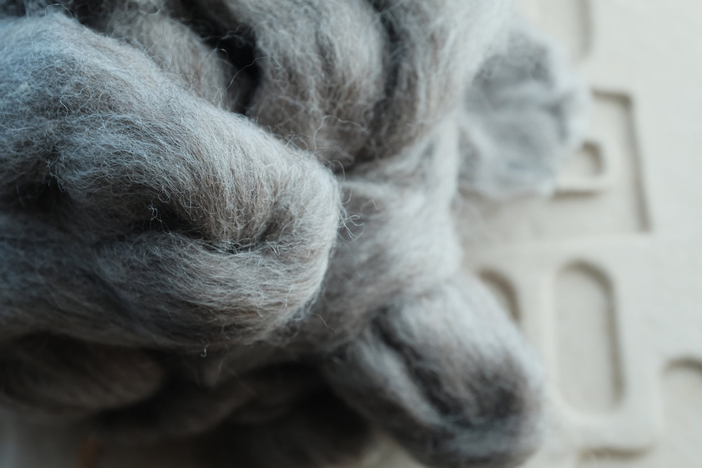 多摩産ヒノキのターキッシュスピンドル＋羊毛25gセット