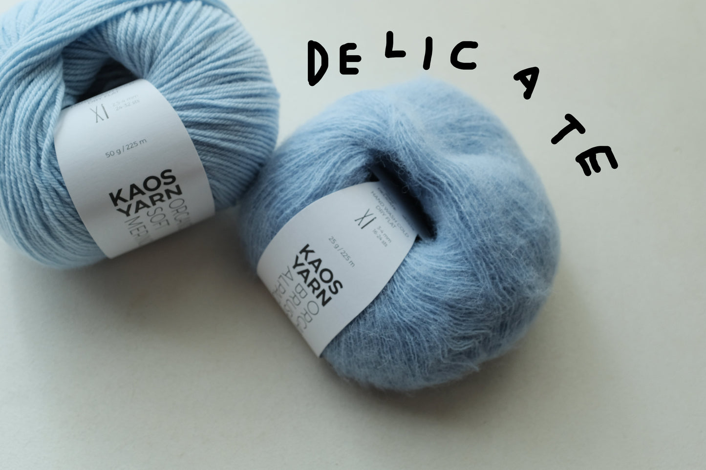 糸セット long trigger gloves by tiny C knit