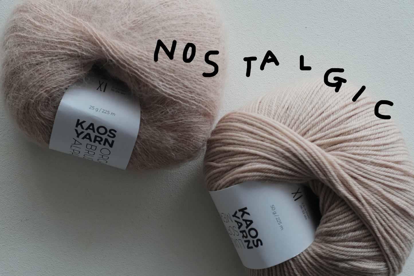 糸セット long trigger gloves by tiny C knit