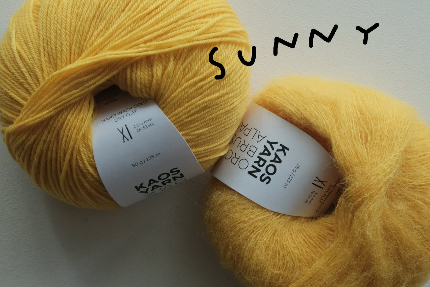 糸セット long trigger gloves by tiny C knit