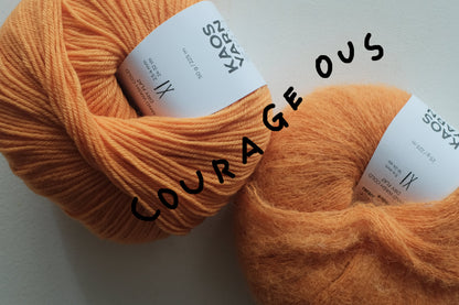 糸セット long trigger gloves by tiny C knit