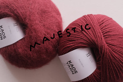 糸セット long trigger gloves by tiny C knit