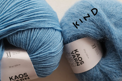 糸セット long trigger gloves by tiny C knit