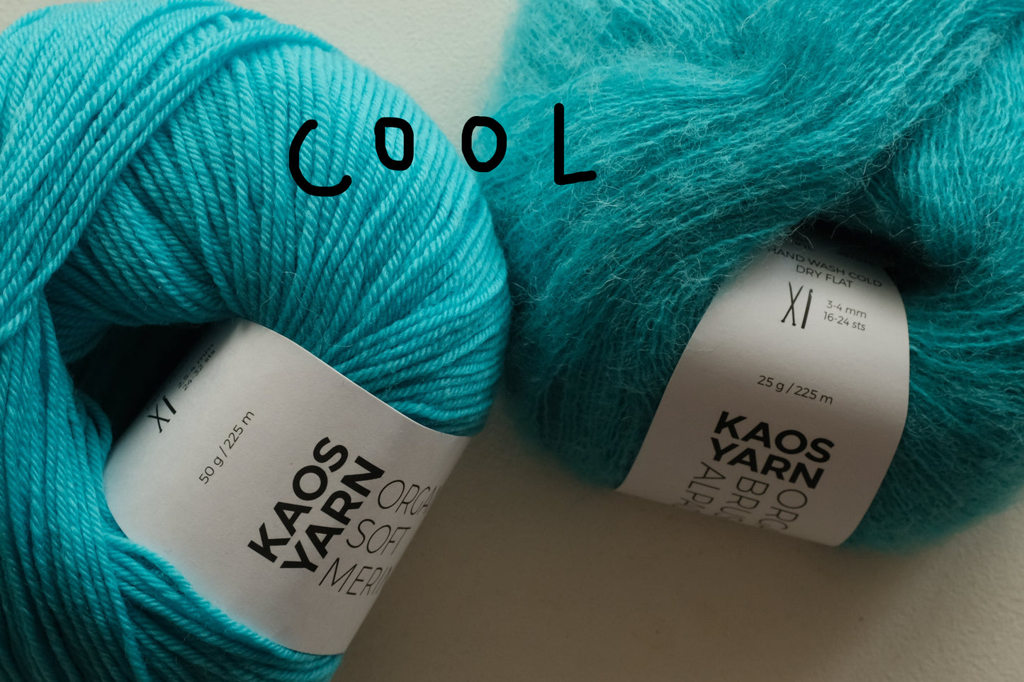 糸セット long trigger gloves by tiny C knit