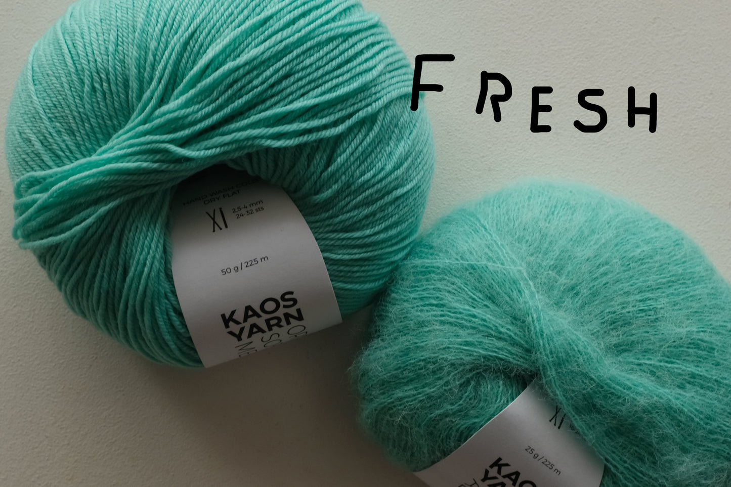 糸セット long trigger gloves by tiny C knit