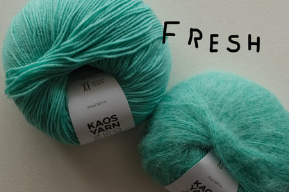 糸セット long trigger gloves by tiny C knit