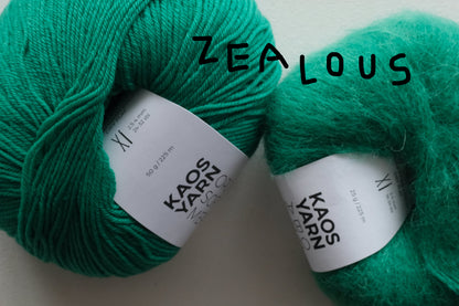 糸セット long trigger gloves by tiny C knit