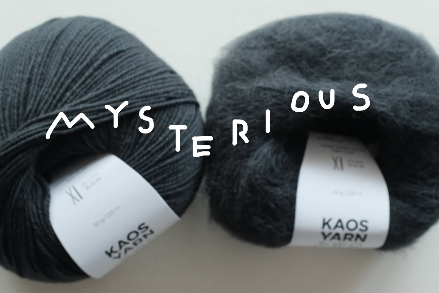 糸セット long trigger gloves by tiny C knit